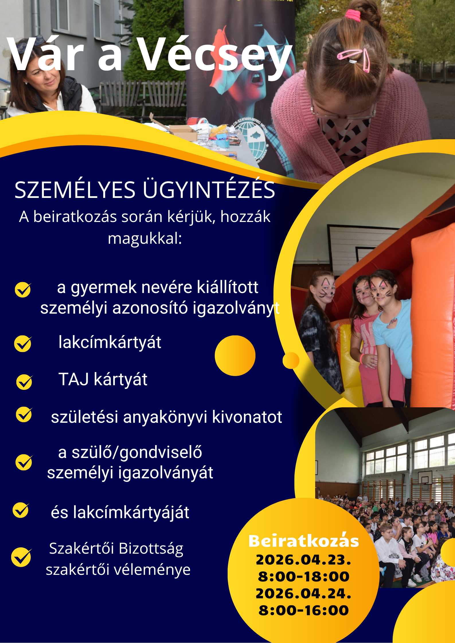 beiratkozas vecsey iskola